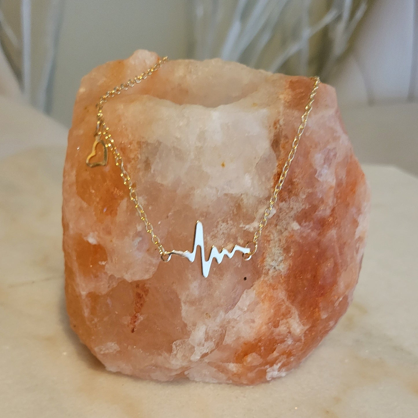 Gold Heartbeat Necklace