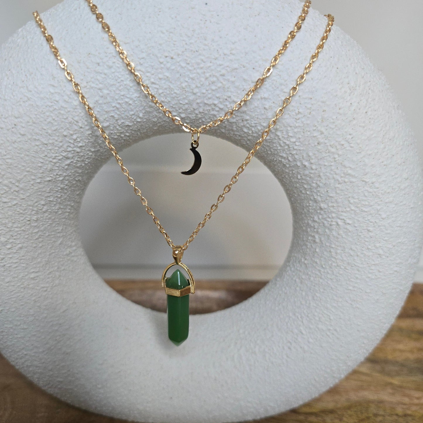 Green Aventurine Pendant Necklace