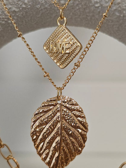 Gold Layer Love Necklace