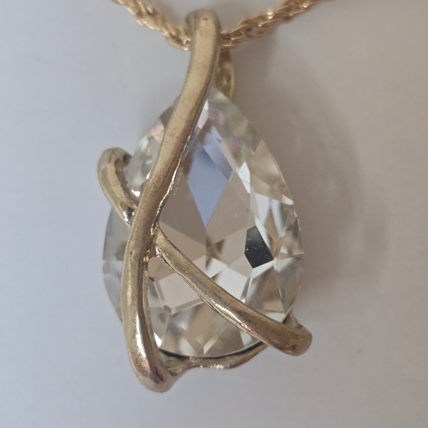 Crystal Water Droplets Necklaces and Earring Set