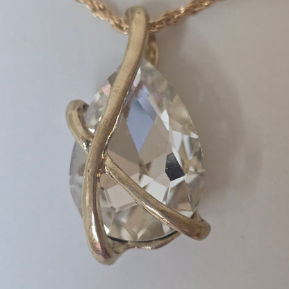 Crystal Water Droplets Necklaces and Earring Set