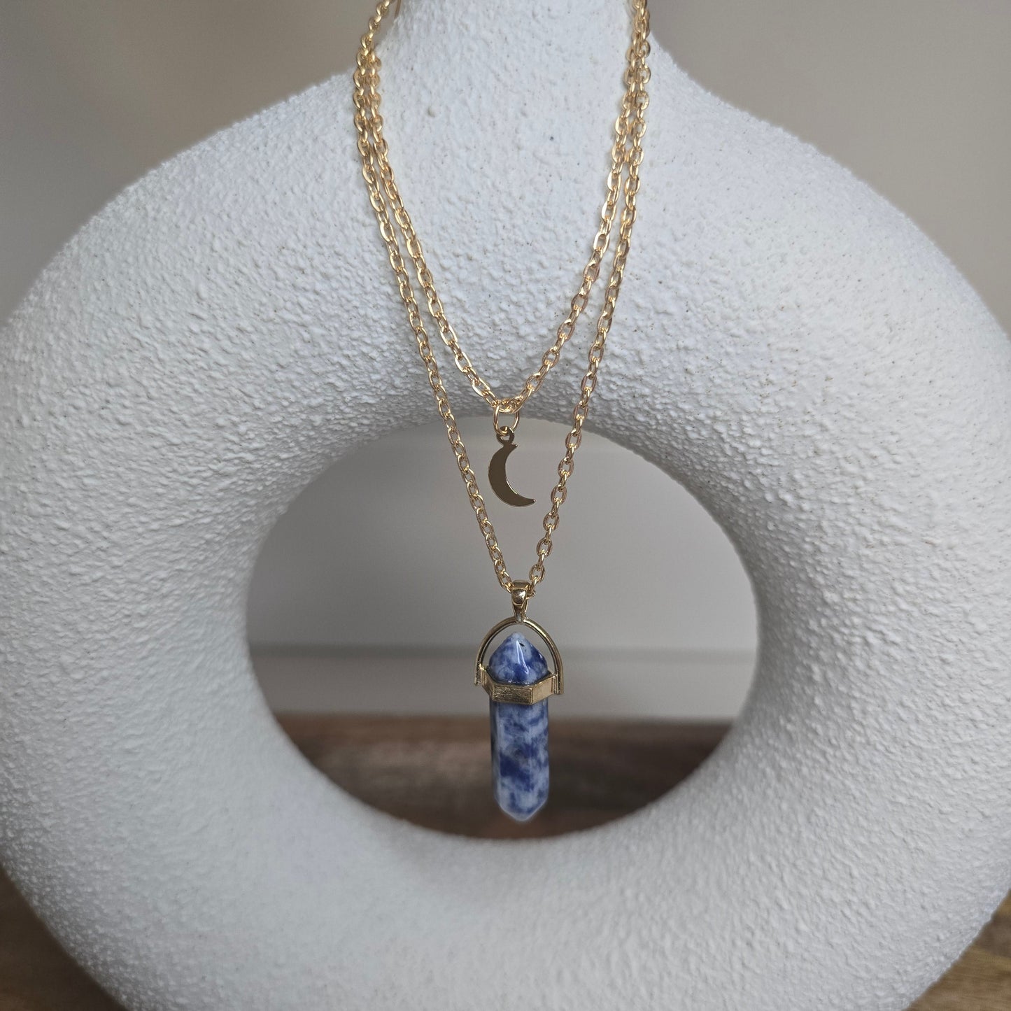 Blue Aventurine Pendant Necklace