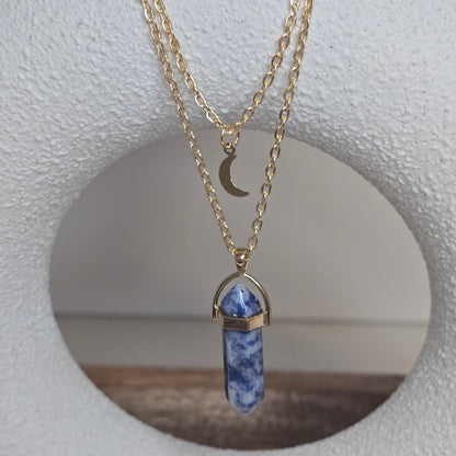 Blue Aventurine Pendant Necklace