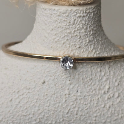 Arrow and Rhinestone Gold Bracelet Set