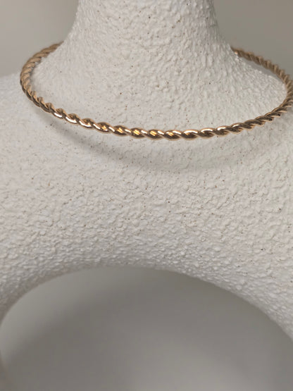 Gold Cuff Bangle Bracelet Set