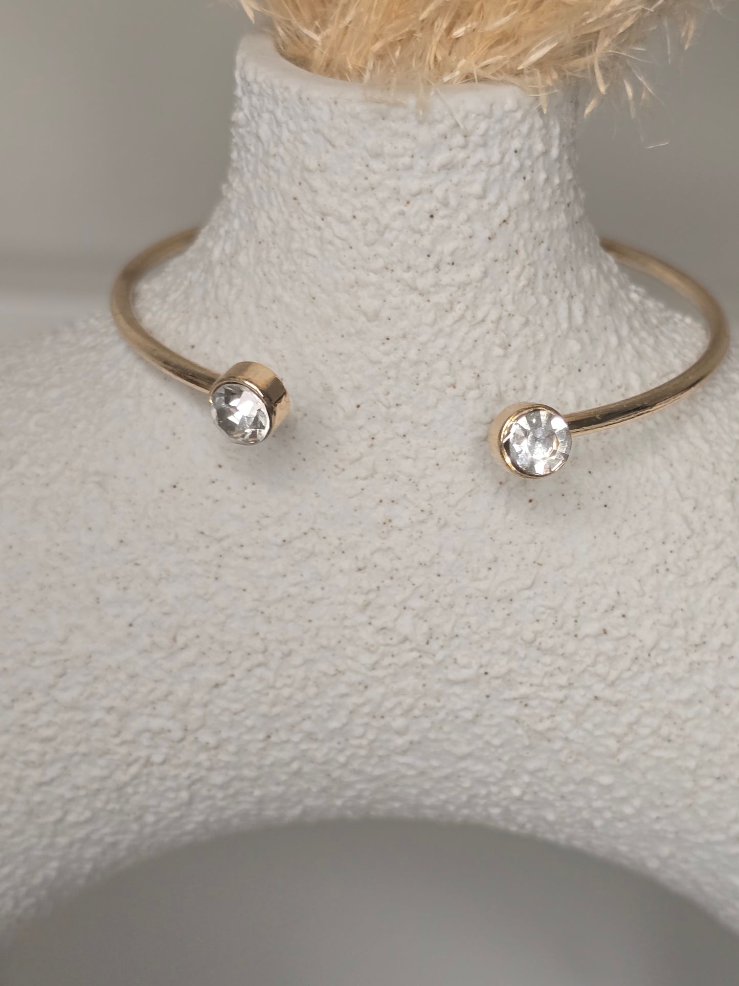 Gold Cuff Bangle Bracelet Set