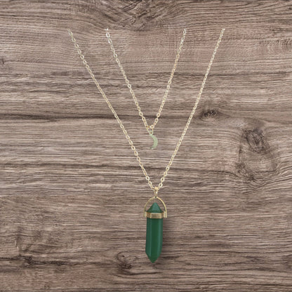 Green Aventurine Pendant Necklace