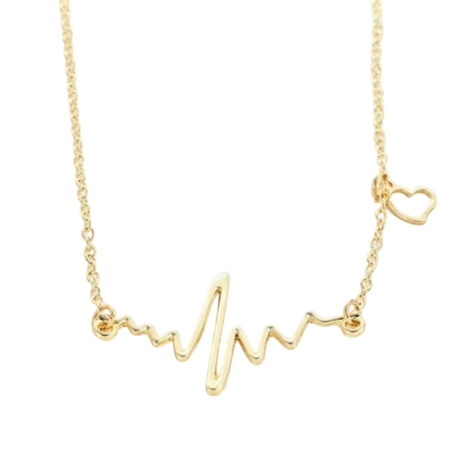 Gold Heartbeat Necklace