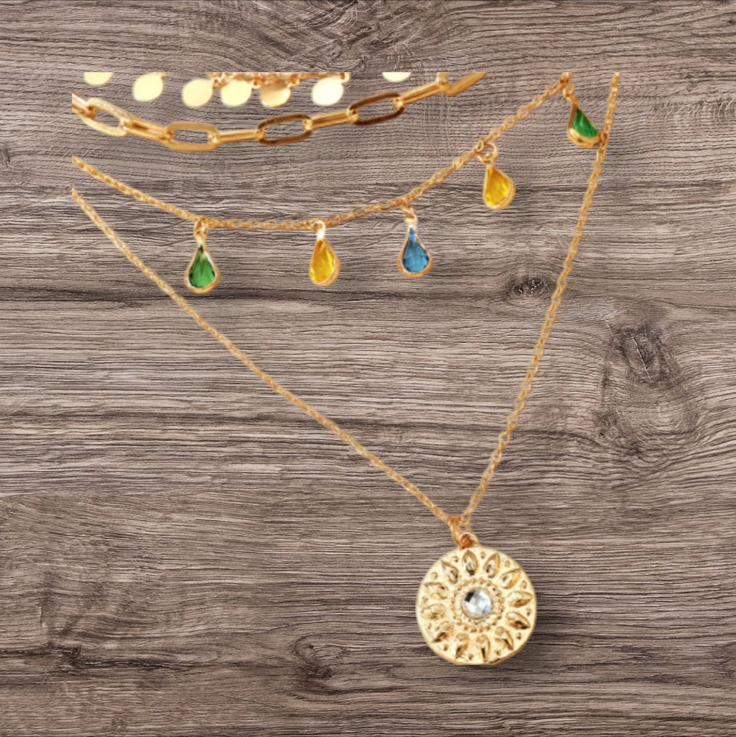 Candy Teardrop Necklace