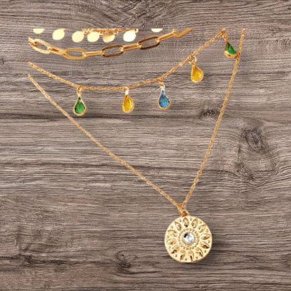 Candy Teardrop Necklace