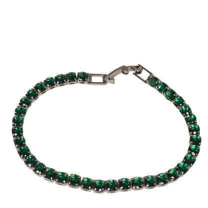 Green Tennis Bracelet