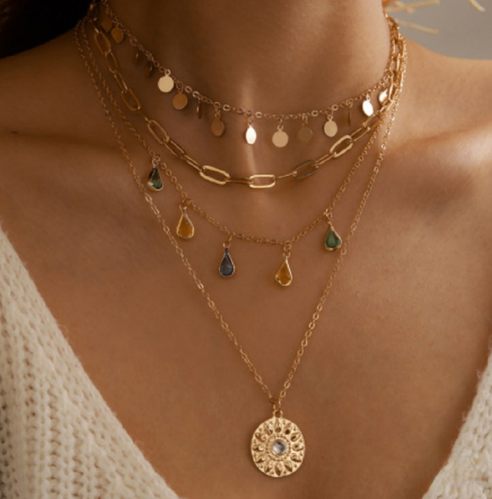 Candy Teardrop Necklace